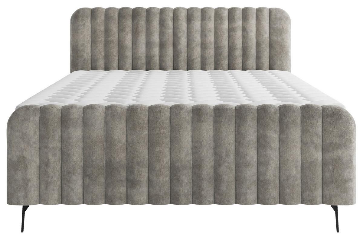 Boxbett Liam K - Schwarz/Braun, MODERN, Holz/Holzwerkstoff (160/200cm) - MID.YOU