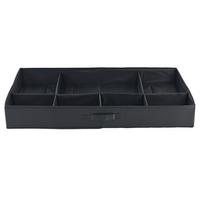 Zásuvkový box Unit, L - sivá, Konventionell, textil/plast (79,7/43,2/10,5cm) - Modern Living