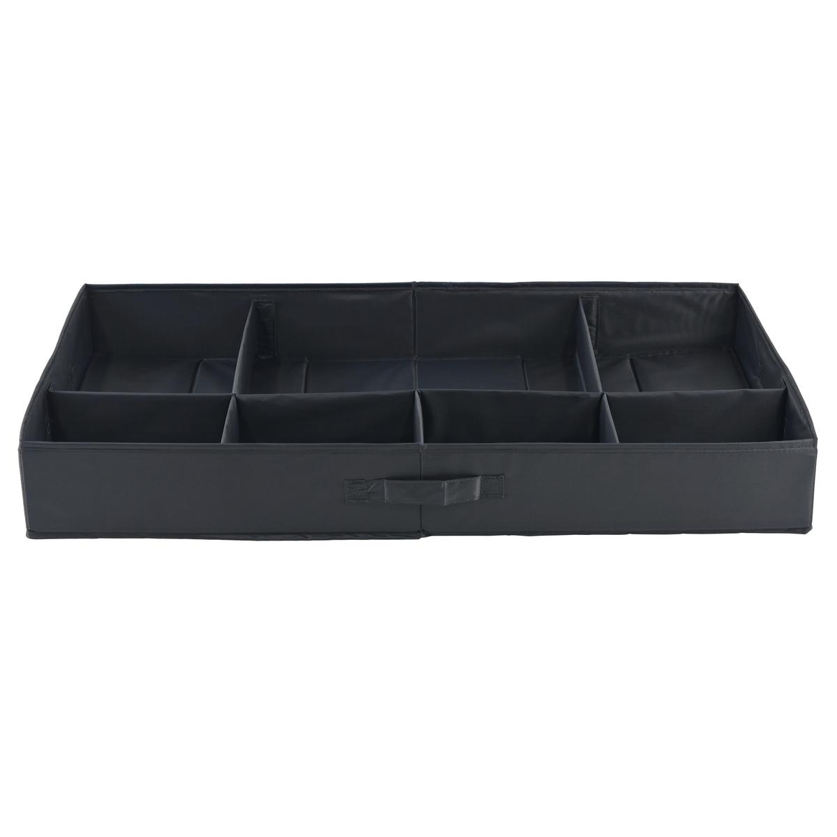 Zásuvkový box Unit, L - sivá, Konventionell, textil/plast (79,7/43,2/10,5cm) - Modern Living