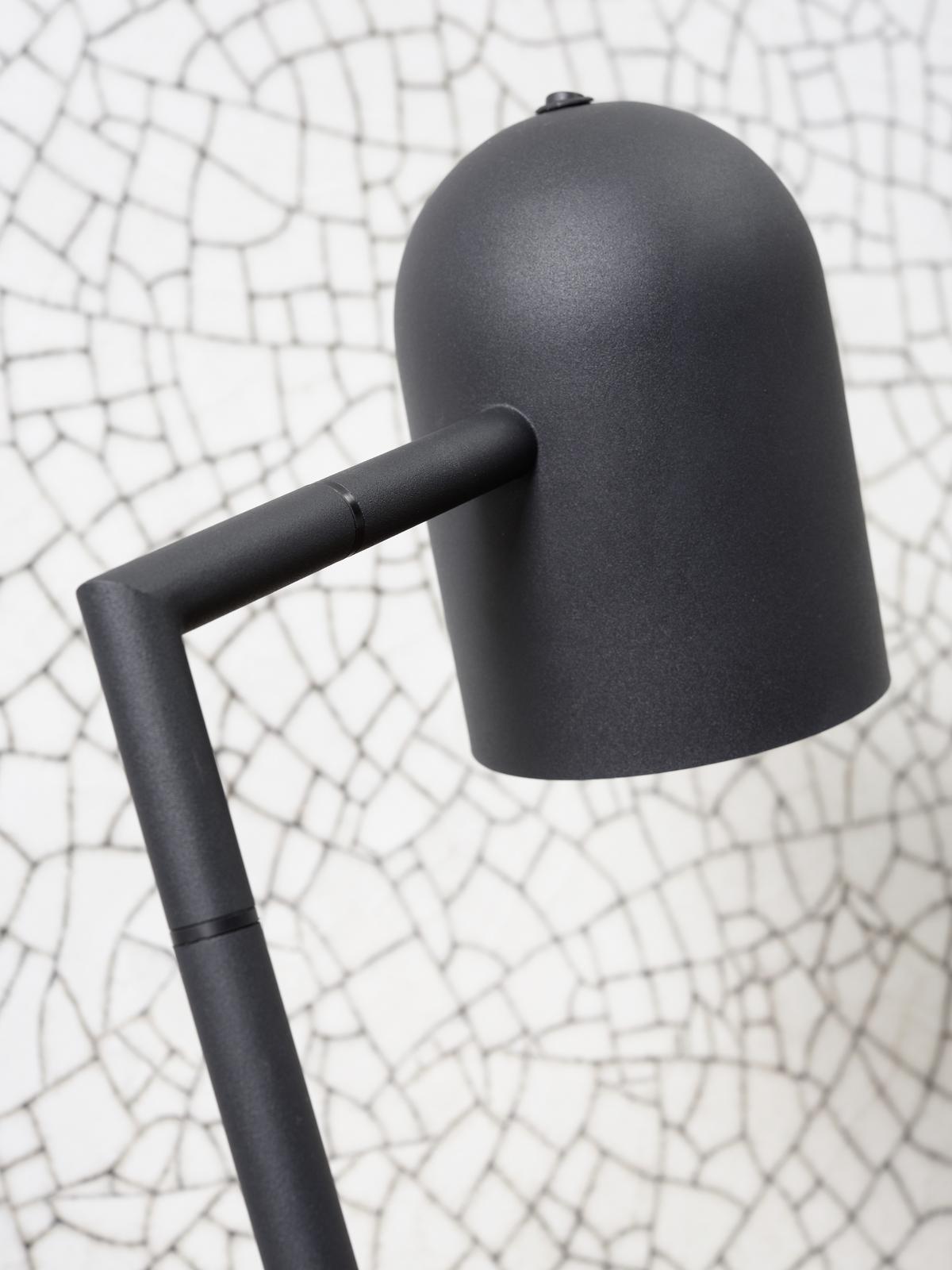 Stehlampe Marseille Schwarz Drehbar - Schwarz, Design, Metall (17/141/17cm) - It's about Romi