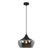 Luster NOR - čierna/chrómová, Modern, kov/plast (30/120cm) - Mömax