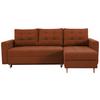 Ecksofa Asti Rostfarben S: 232x141x cm - Rostfarben, Design, Textil (232/141cm) - MID.YOU