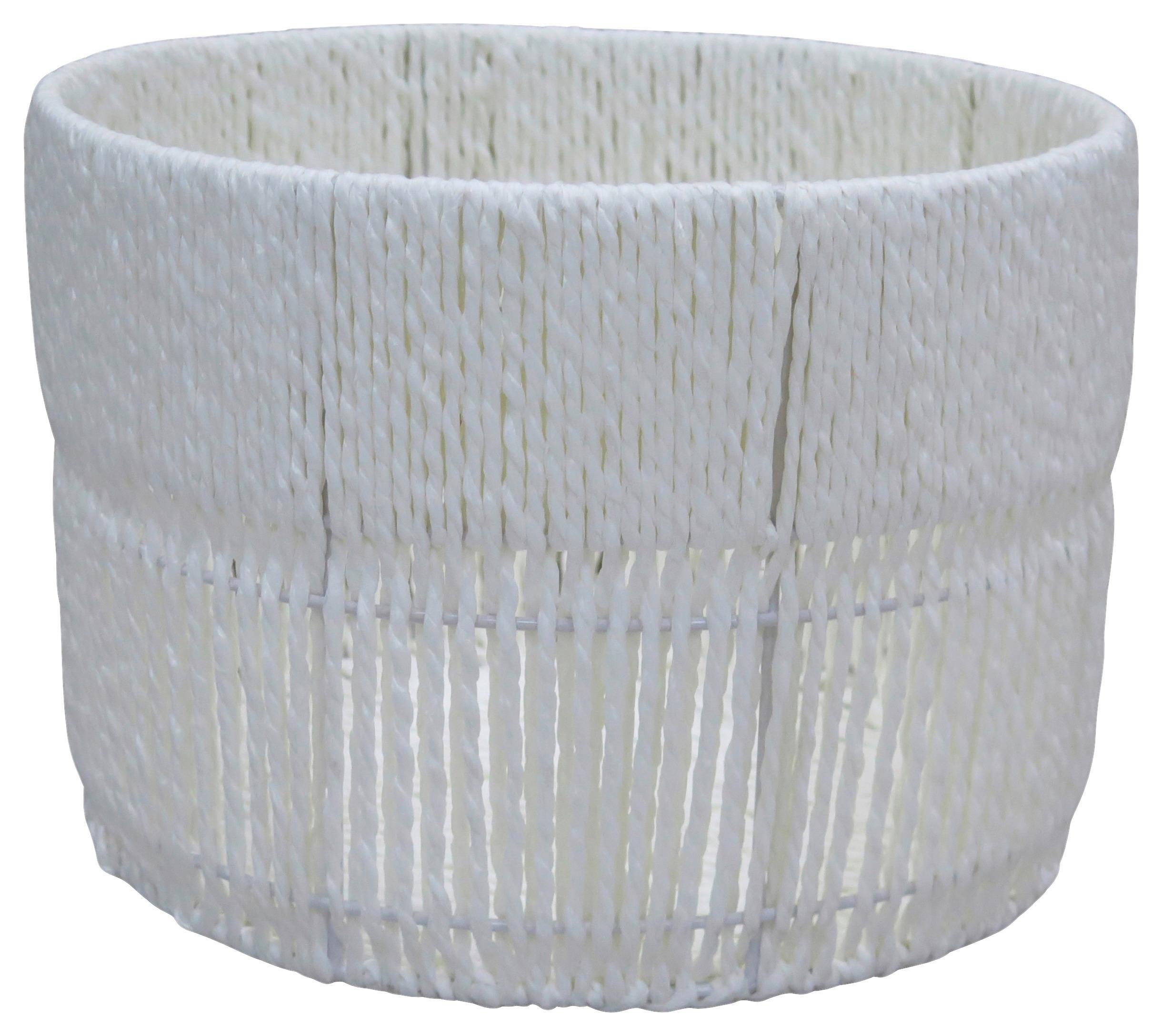 Košík CASEI ROUND -L- CASEI ROUND - biela, Konventionell, kov/papier (28/20cm) - Mömax