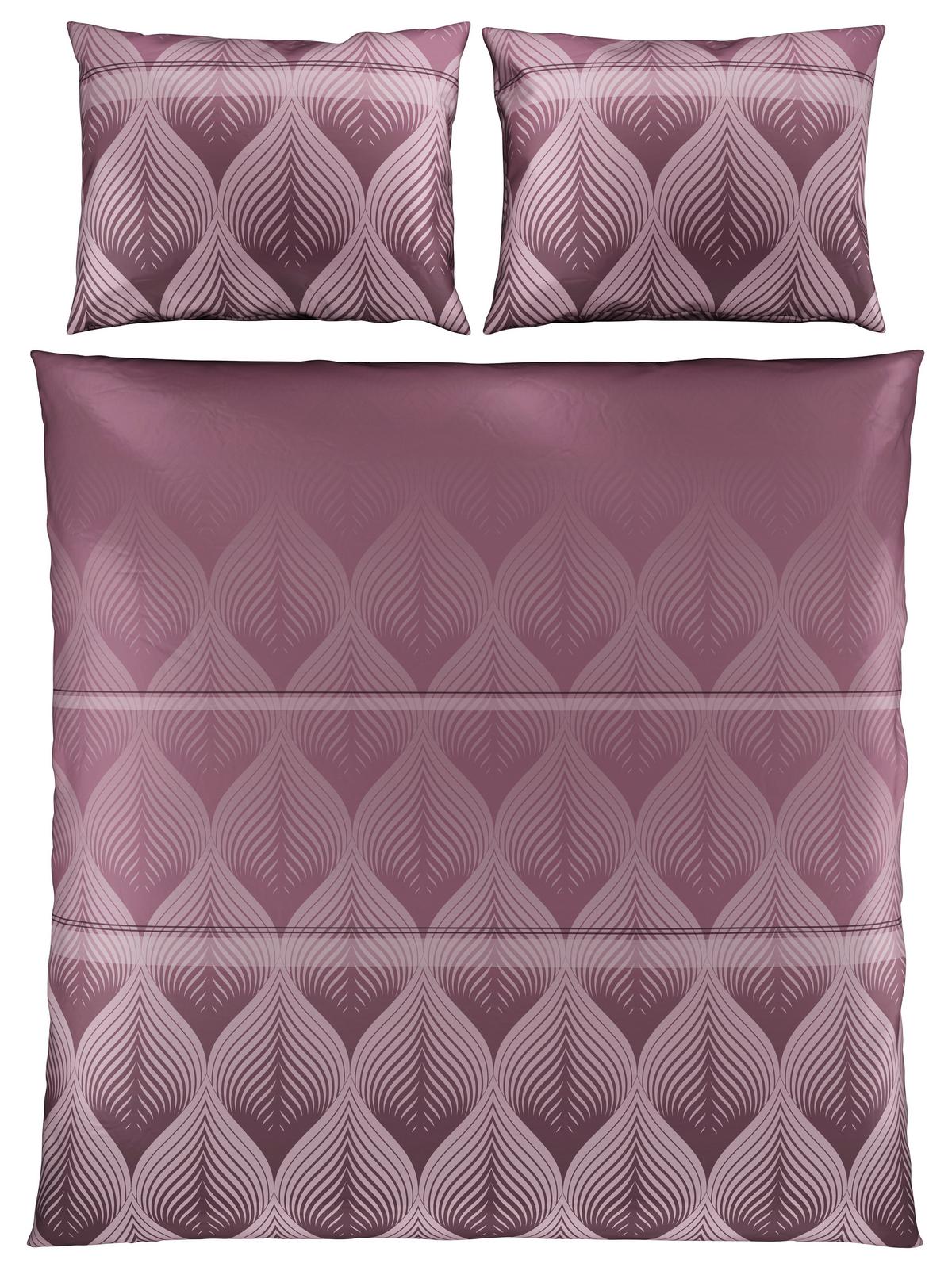 Povlečení Domps, 70/90 200/220cm - světle fialová, Moderní, textil (200/220cm) - Modern Living