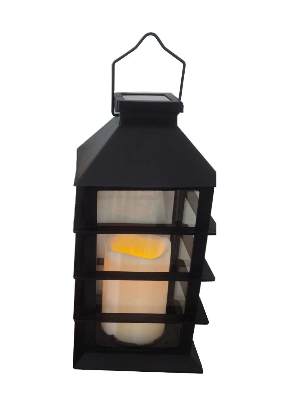 Solárne Svietidlo Julika, 14/14/28cm - čierna, Moderný, plast (14/14/34cm) - Modern Living