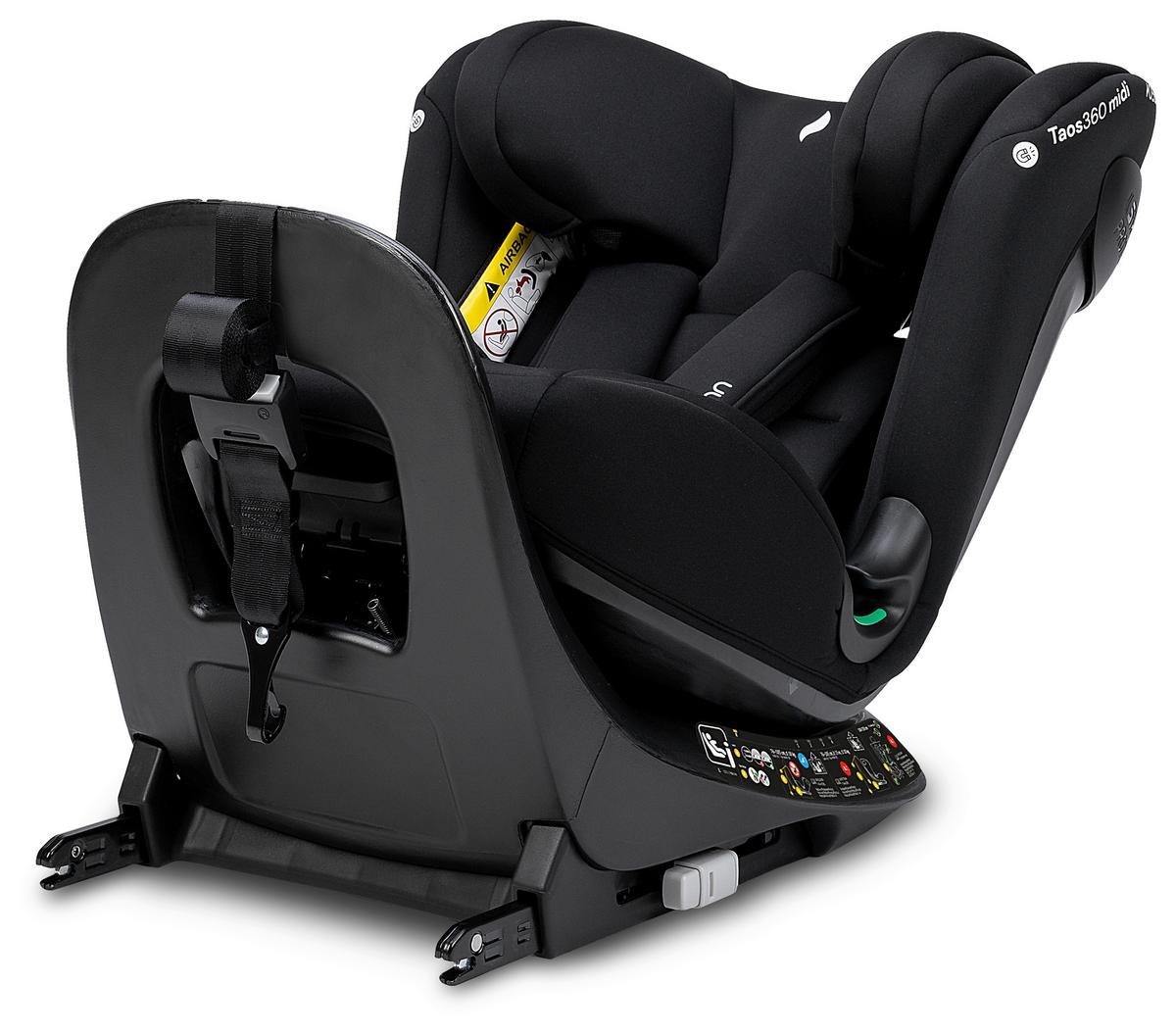 Reboarder-kindersitz Taos 360 Midi - Schwarz, Basics, Kunststoff (44/59,5/55cm) - Osann