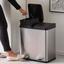 Nášlapný Koš Trash - černá/barvy stříbra, Moderní, kov/umělá hmota (46,3/37,1/52,6cm) - Premium Living Nášlapný Koš Trash - černá/barvy stříbra, Moderní, kov/umělá hmota (46,3/37,1/52,6cm) - Premium Living