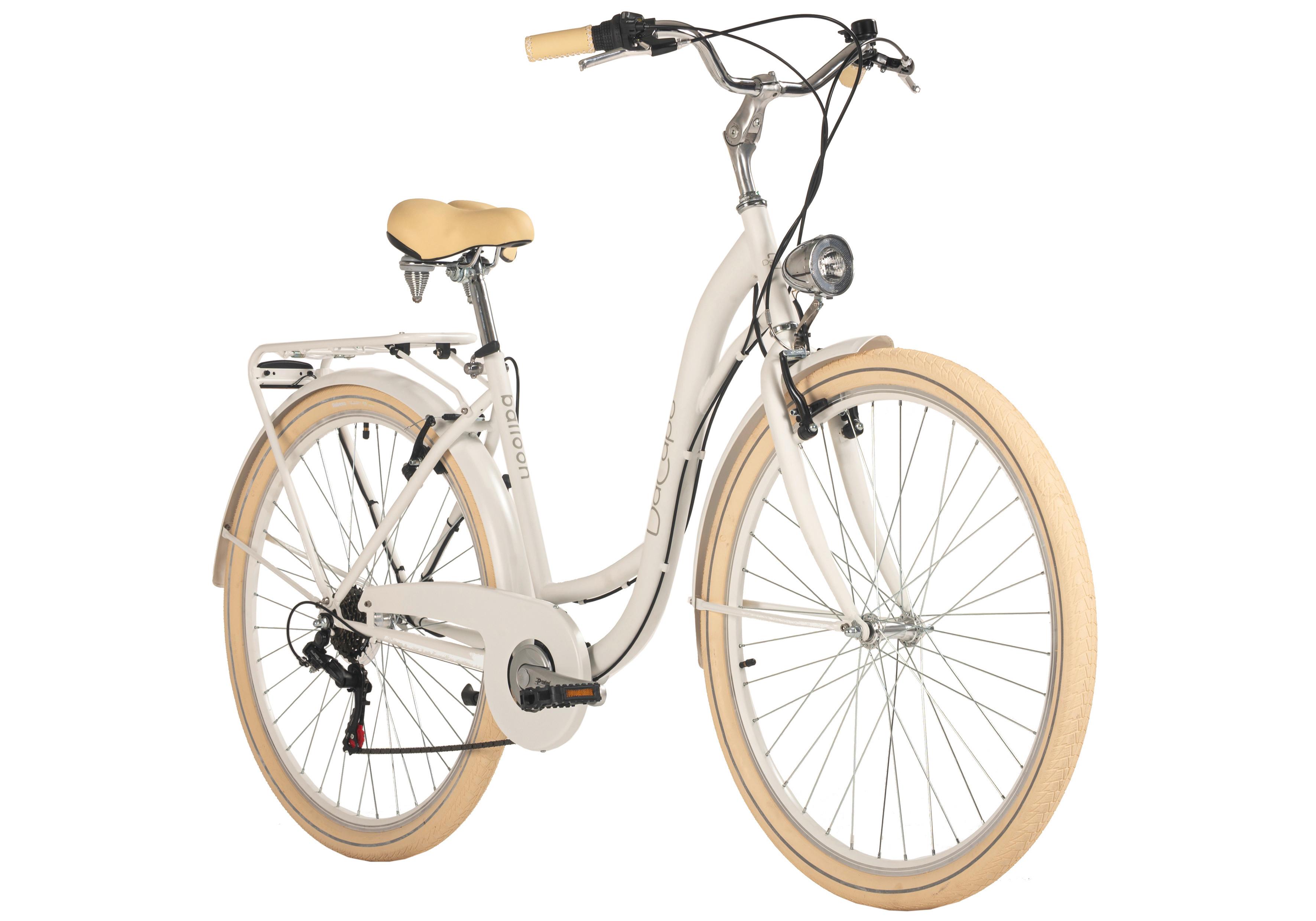 Citybike 171c Balloon Weiss - Weiß, LIFESTYLE, Metall (25/140/60cm)