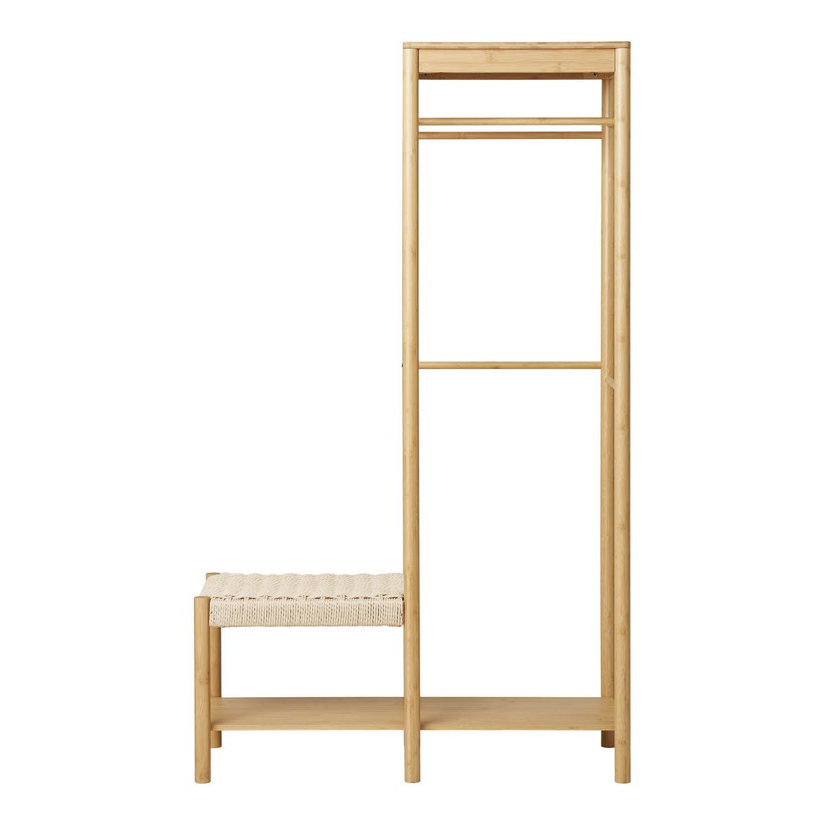 KLEIDERSTANGE Ember Naturfarben B: 95cm - Naturfarben, Design, Holz (95/165/36cm) - MID.YOU