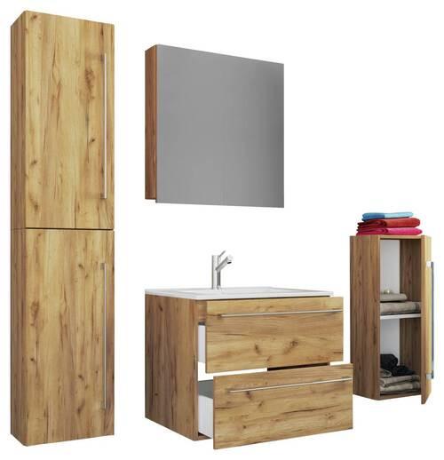 Badezimmer Badinos 5-Teilig Honigeiche B: 60 cm