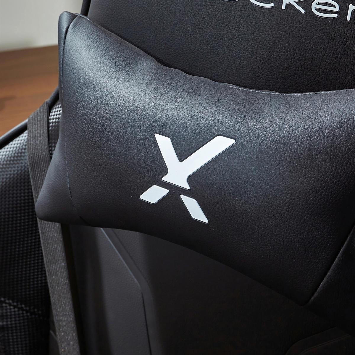 Gamingstuhl Agility Esports - Schwarz, MODERN, Kunststoff/Textil (59,9/122/66cm) - X Rocker