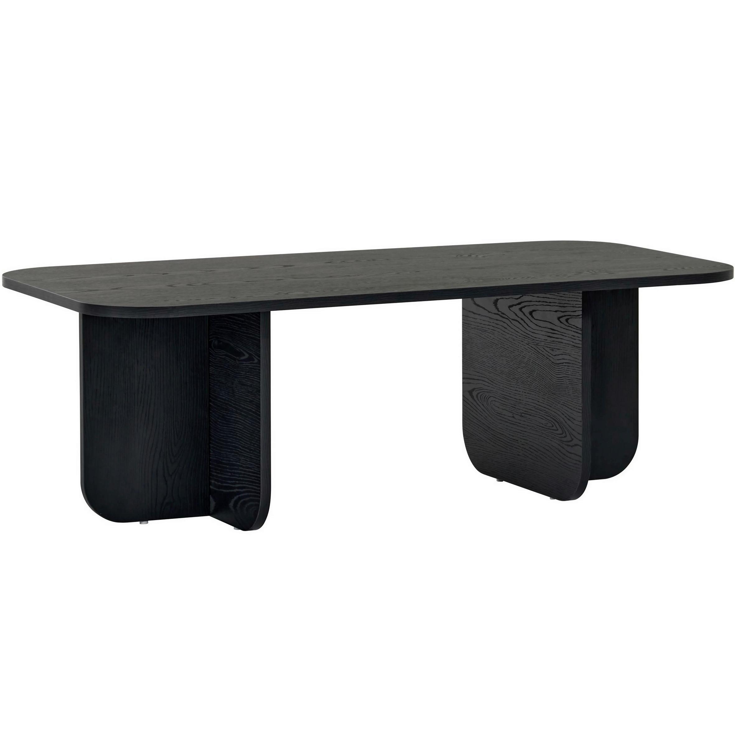 COUCHTISCH Akira Schwarz L: 120cm - Schwarz, Design, Holzwerkstoff (120/60/41cm) - MID.YOU