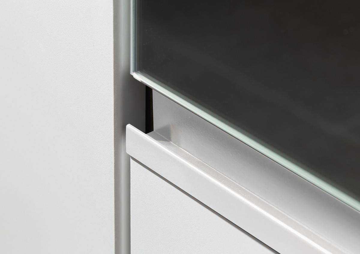 Drehtürenschrank Costa Weiß Eiche Artisan Dekor - Eiche Artisan/Weiß, MODERN, Holzwerkstoff (91/197/54cm) - Rauch Möbel
