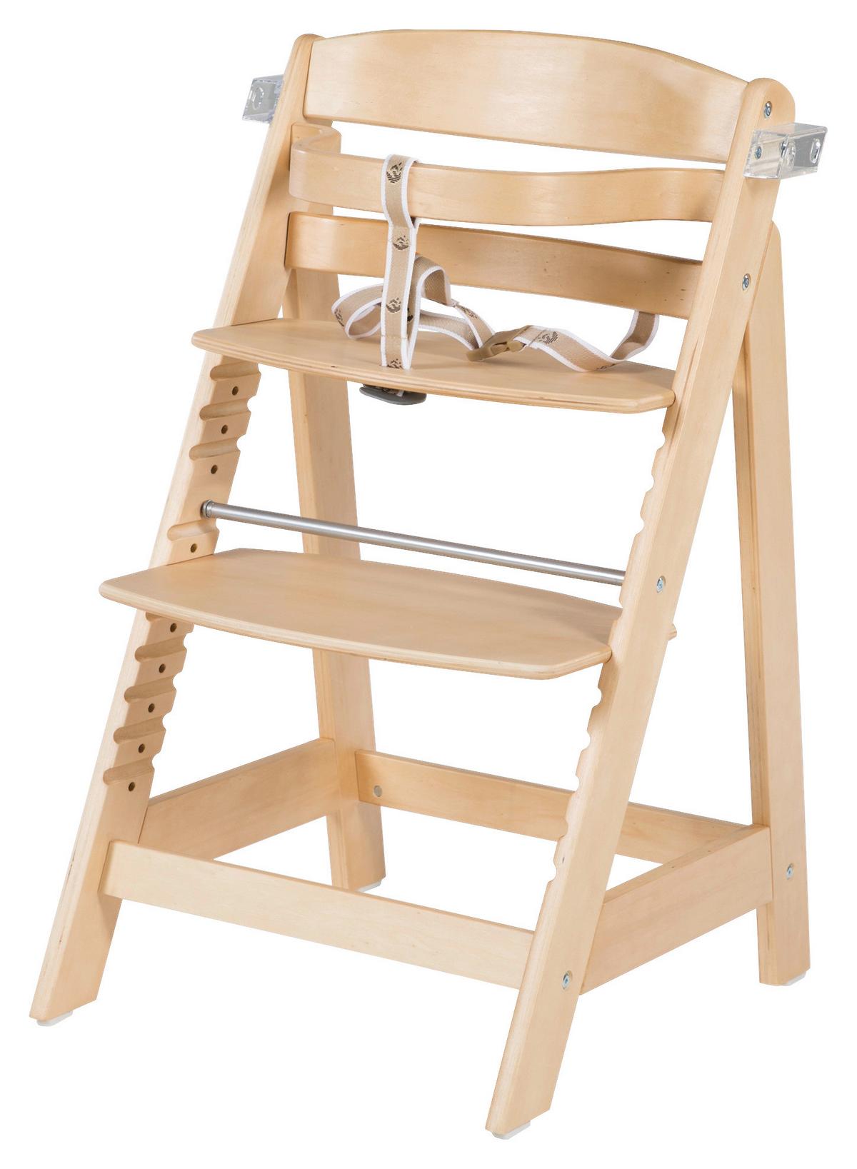 VYSOKÁ ŽIDLE SIT UP CLICK & FUN - přírodní barvy, Konvenční, kompozitní dřevo (50/80/54cm)