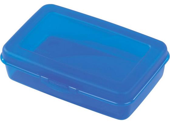Jausenbox Klein - Blau/Transparent, KONVENTIONELL, Kunststoff (9.5/4.3/14.5cm) Jausenbox Klein - Blau/Transparent, KONVENTIONELL, Kunststoff (9.5/4.3/14.5cm)