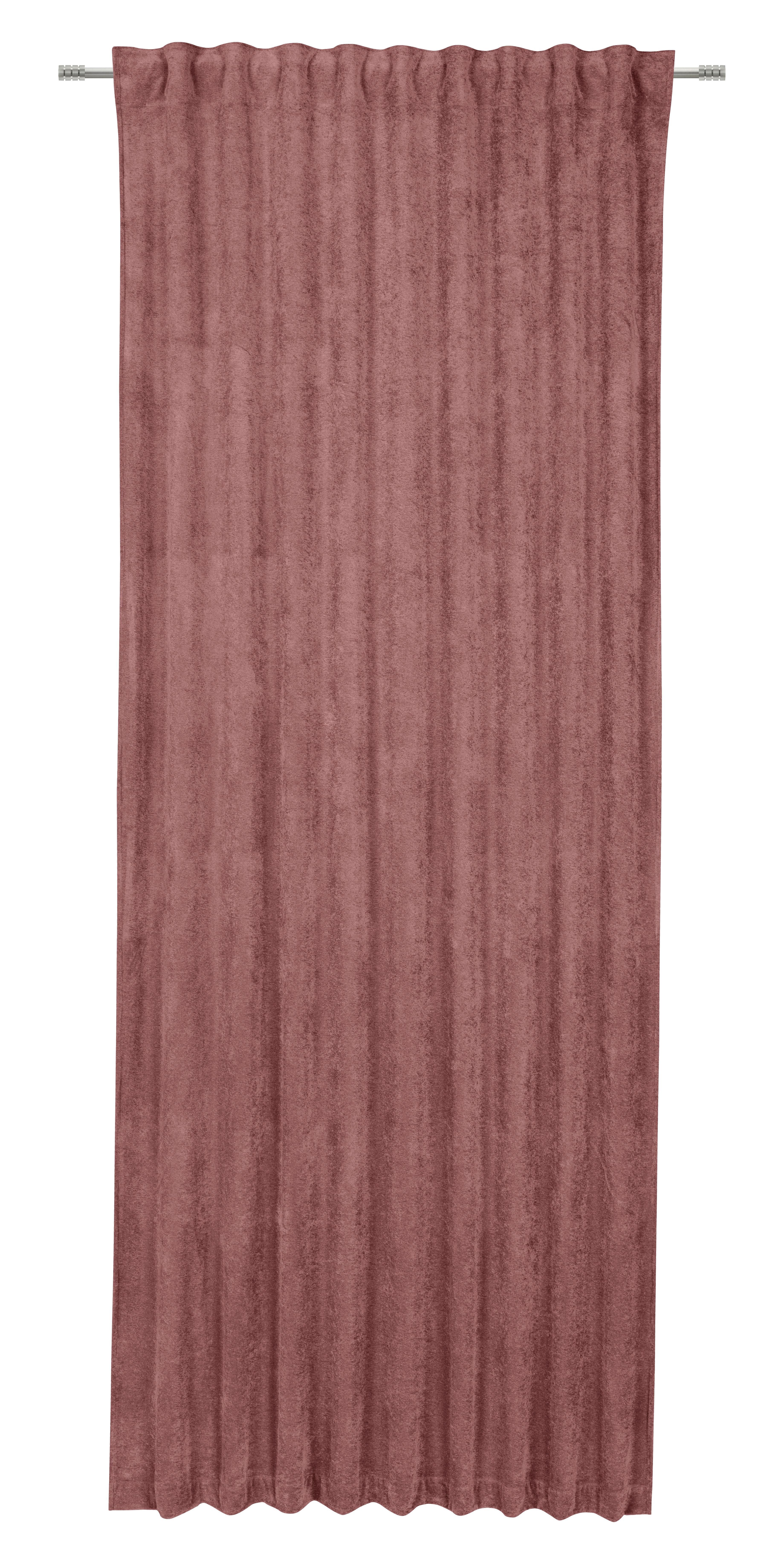 Fertigvorhang Anika - Weinrot, ROMANTIK / LANDHAUS, Textil (140/245cm) - James Wood