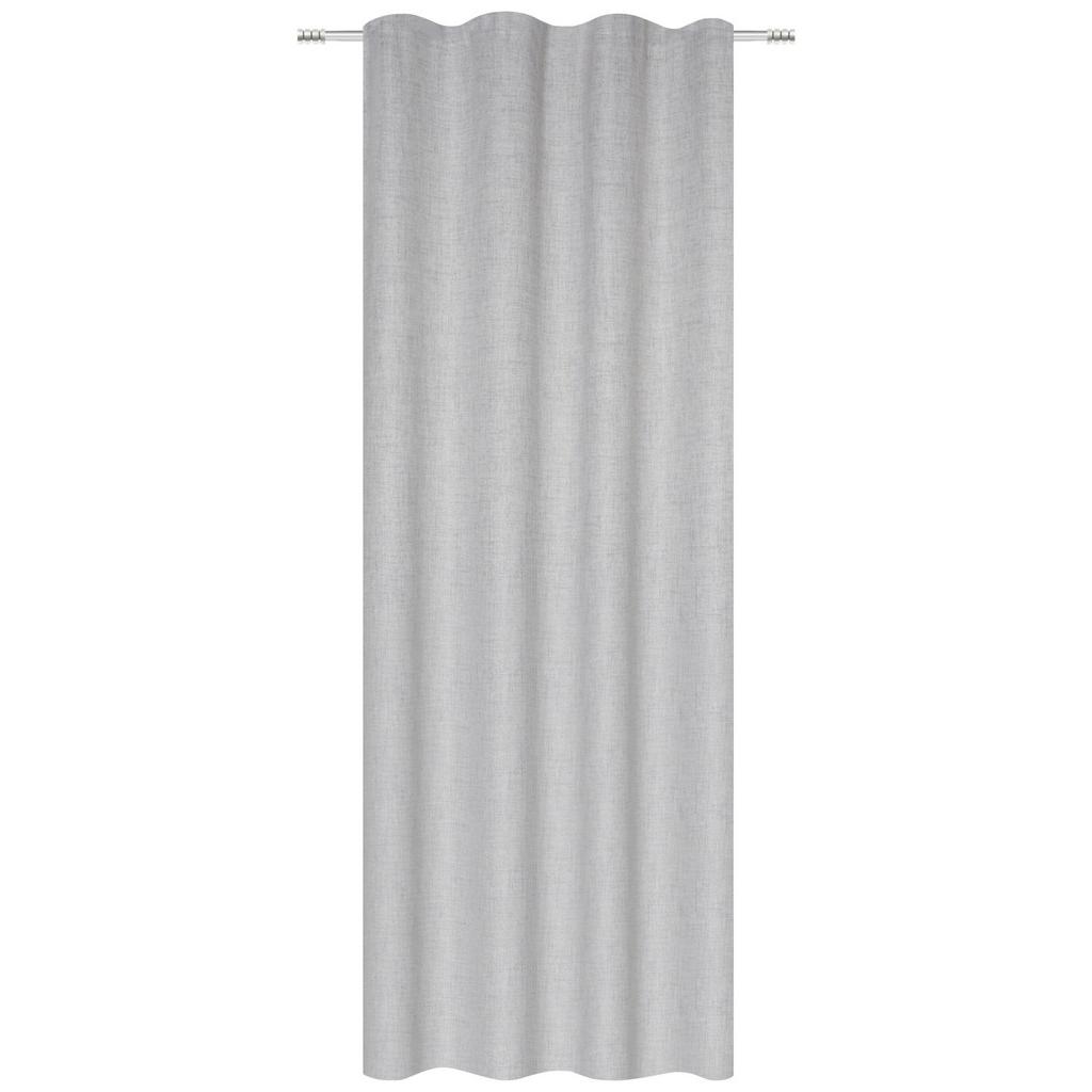 Vorhang mit Universalband Linora 140x245 cm Grau