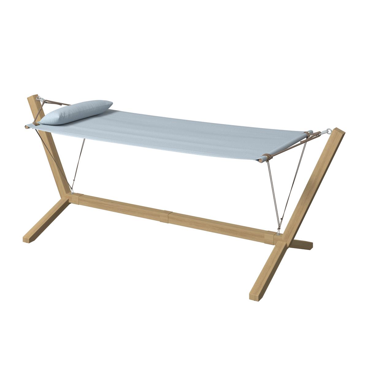 Hängematte Cesena - Gelb/Hellgrau, MODERN, Textil/Metall (296/111/108cm) - Beldano