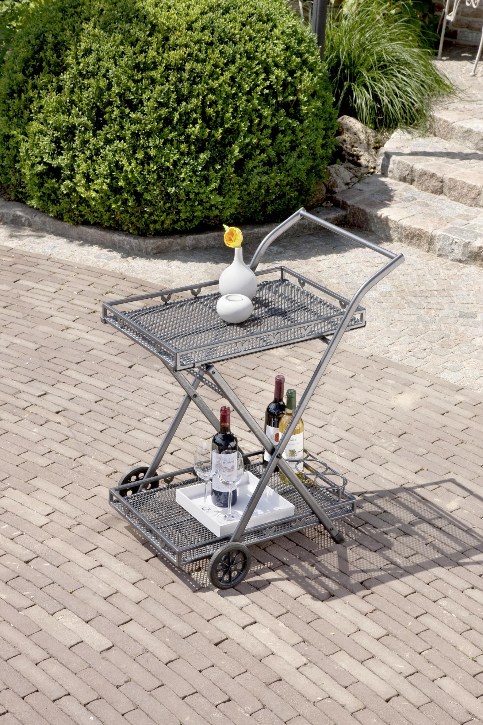 Gartenservierwagen mit Tablett kaufen