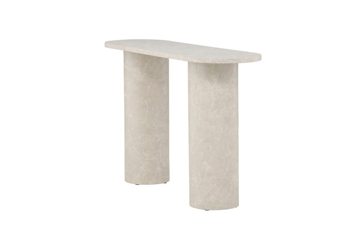 Beistelltisch Narvik Beige B: 120 cm - Beige, MODERN, Holz (120/40/80cm) - Livetastic
