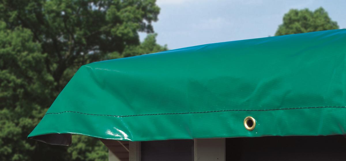 Schwimmbecken Achteckig Ibiza 3 mit Leiter, Pumpe Ø 470 cm - Blau/Naturfarben, Basics, Holz (470/124cm) - Karibu