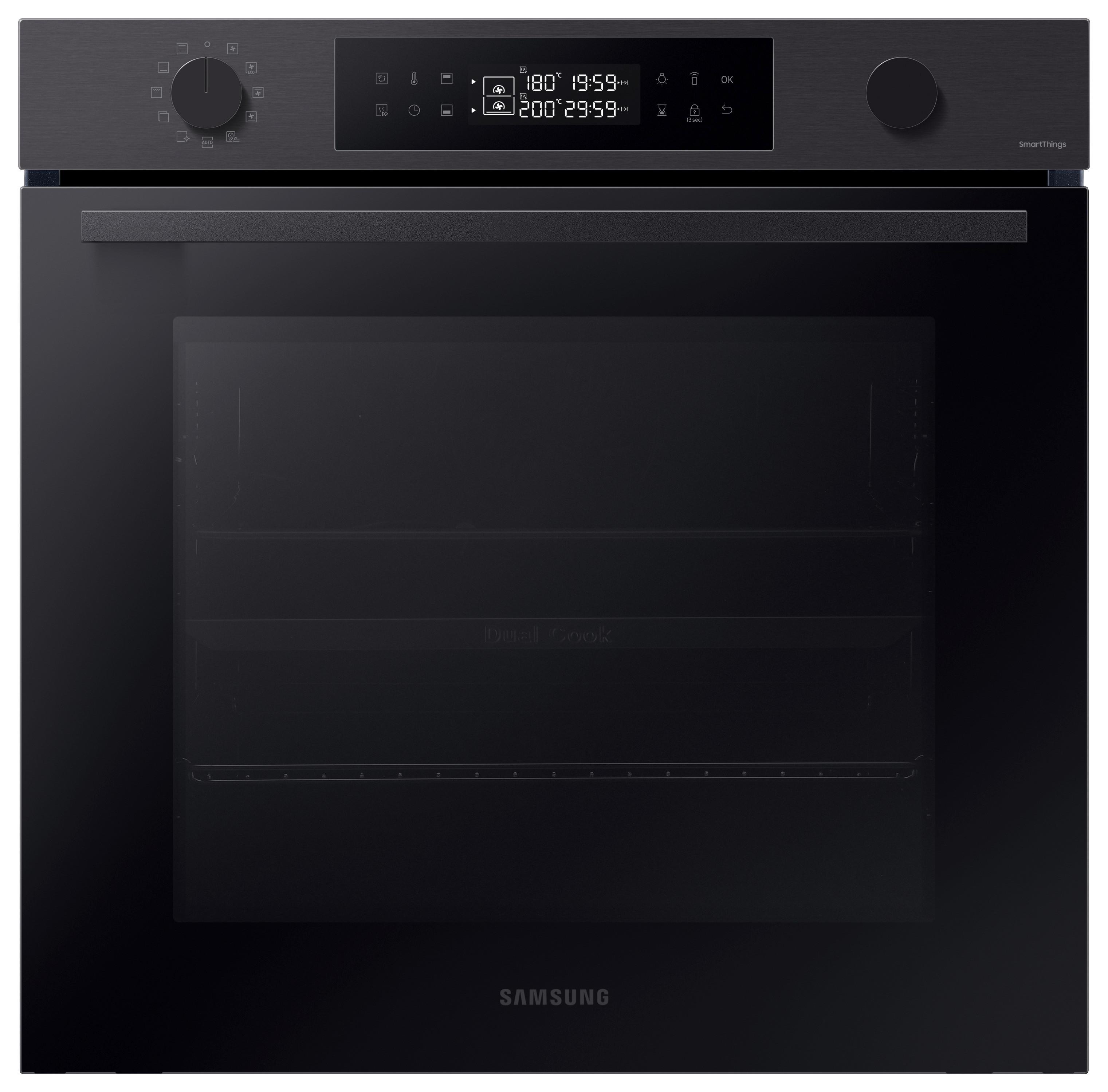 Backofen Nv7b4455uab/u3 - Schwarz, Design, Glas/Metall (59,5/59,5/57,1cm) - Samsung