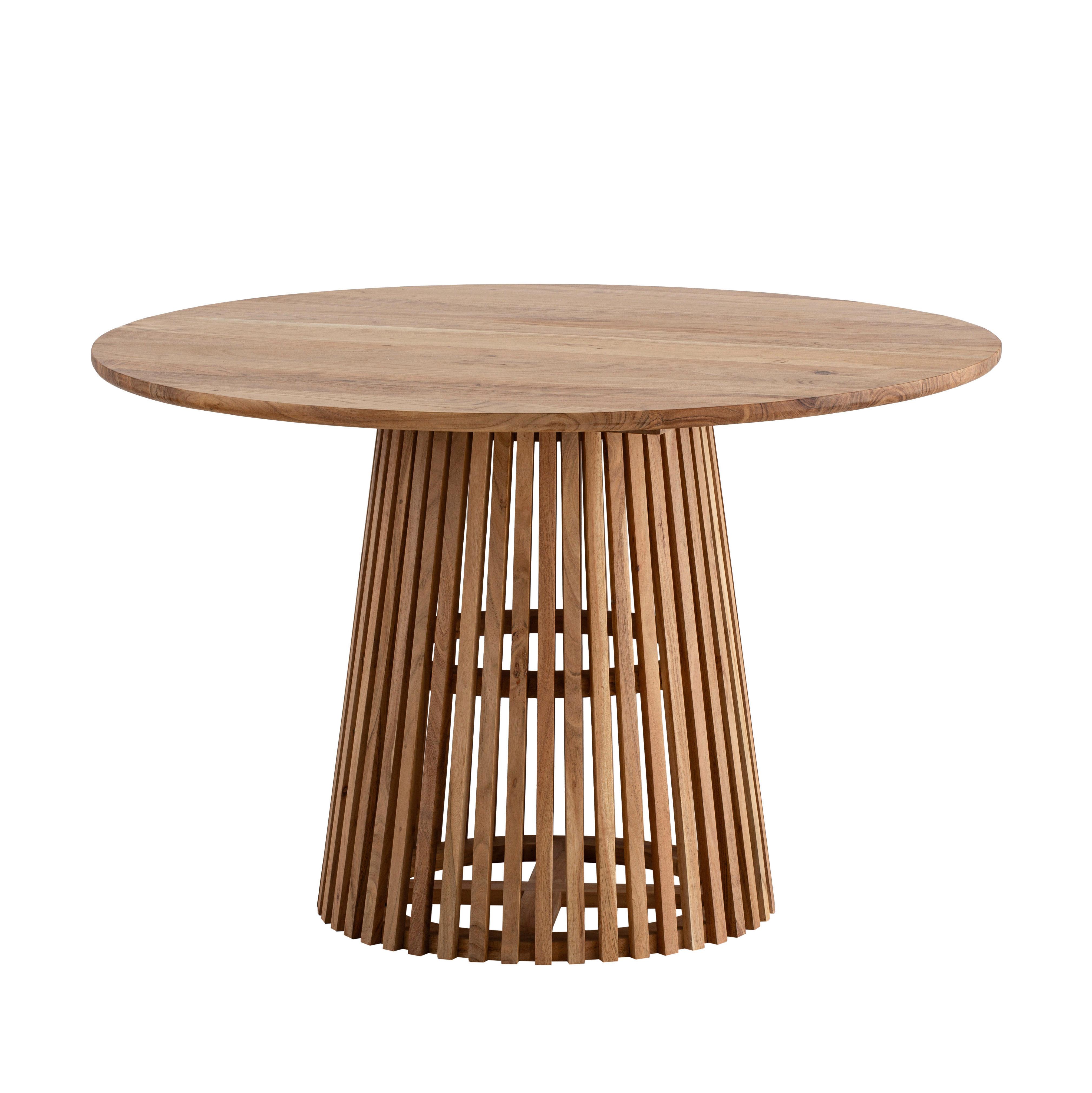 Jedálenský stôl p. 120 - farba akácie, Design, drevo (120/120/77cm) - Livetastic