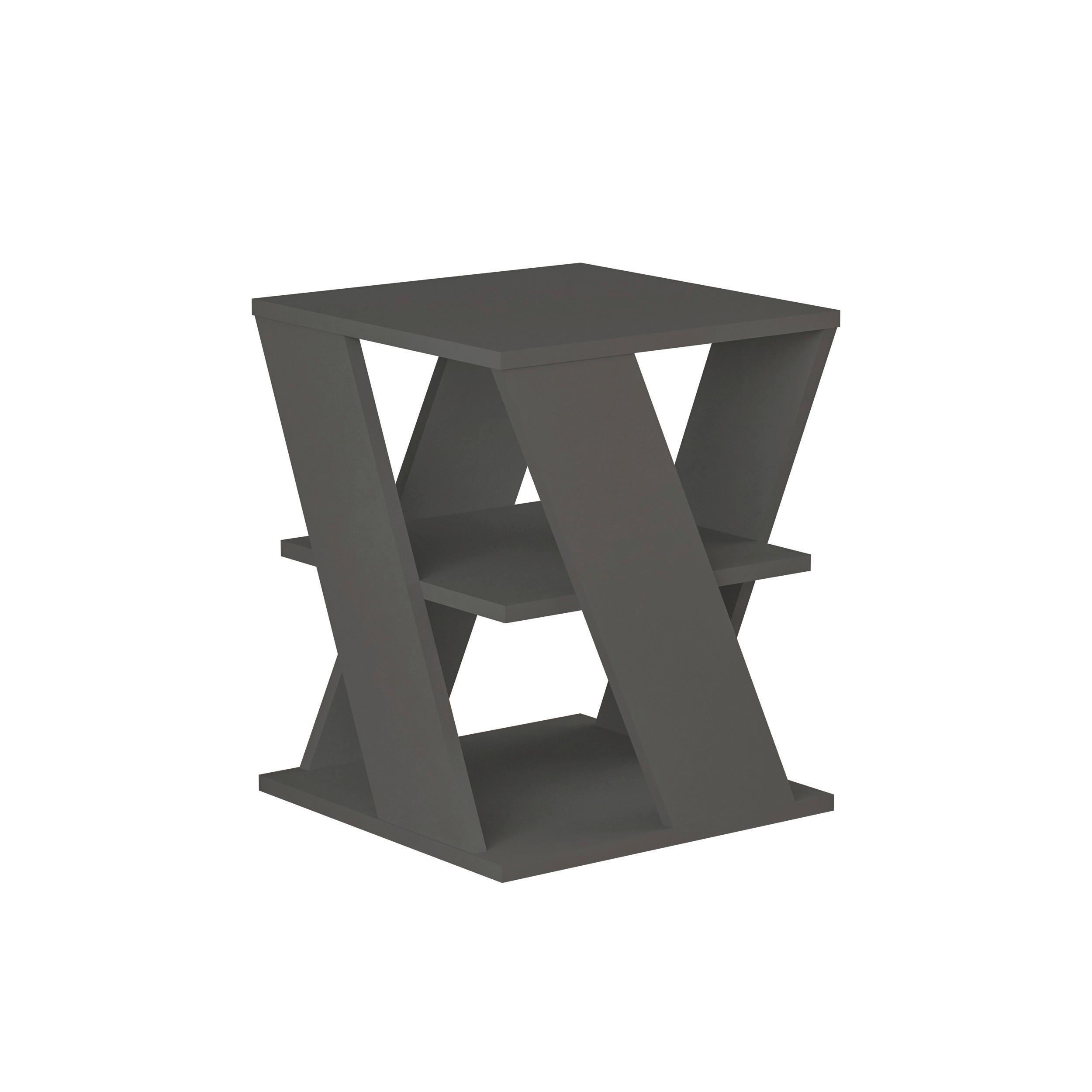 Couchtisch Cyclo Anthrazit B: 55 Cm - Anthrazit, Design, Holzwerkstoff (55/55/55cm) - Livetastic