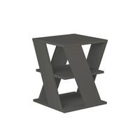 Couchtisch Cyclo Anthrazit B: 55 cm - Anthrazit, Design, Holzwerkstoff (55/55/55cm) - Livetastic
