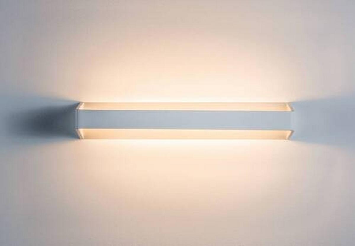 LED-Wandleuchte 1-Flammig Weiß Länglich - Weiß, Design, Metall (7cm) - Paulmann
