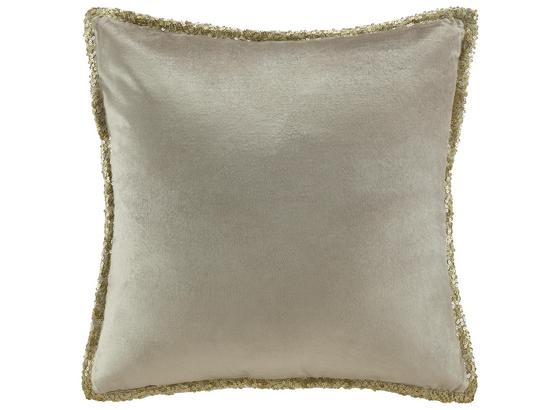 Polštář Ozdobný Janet - barvy zlata/béžová, Lifestyle, textil (45/45cm) - Premium Living Polštář Ozdobný Janet - barvy zlata/béžová, Lifestyle, textil (45/45cm) - Premium Living