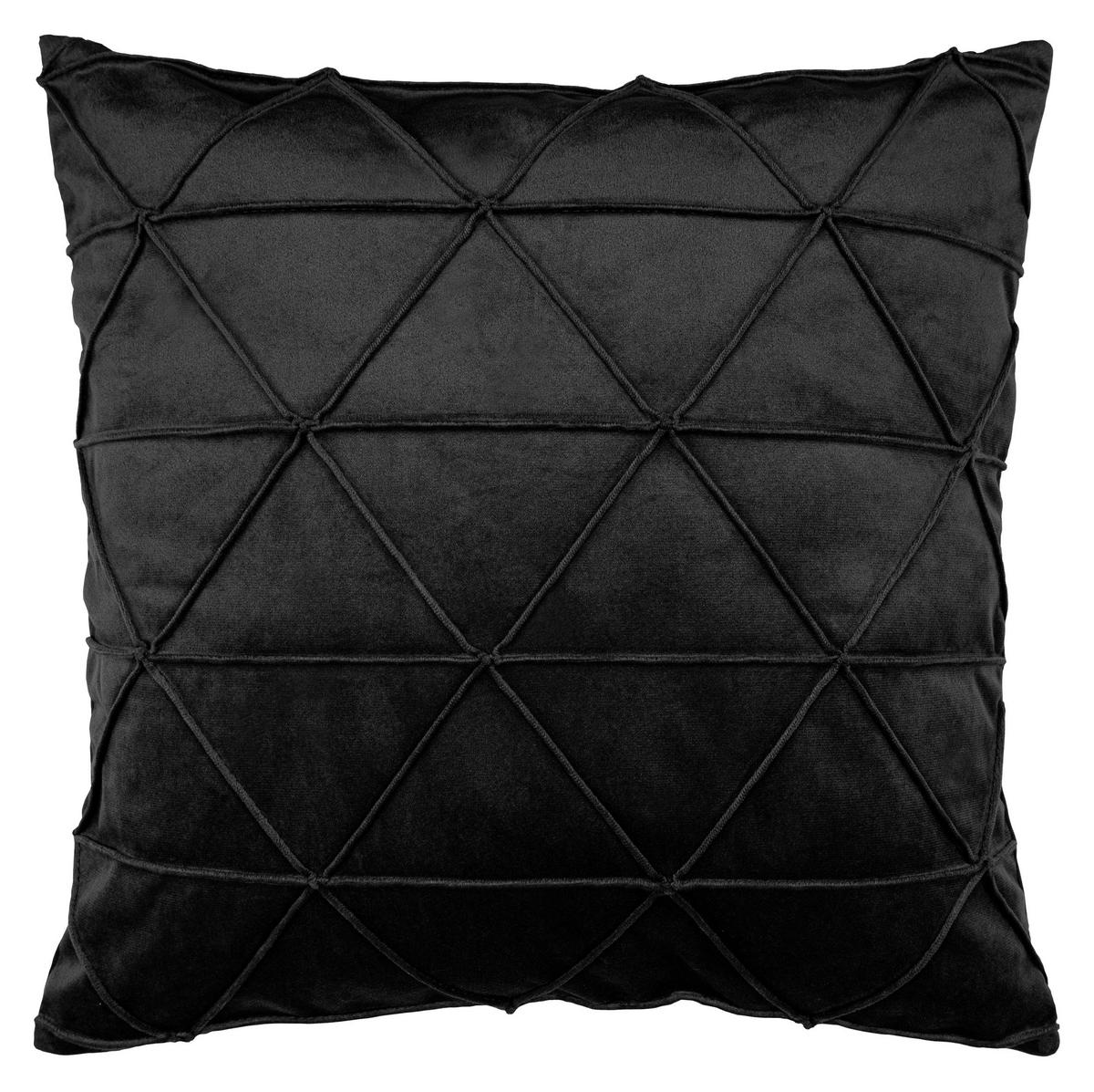 Zierkissen Glory Schwarz 45x45 cm - Schwarz, Textil (45/45cm)