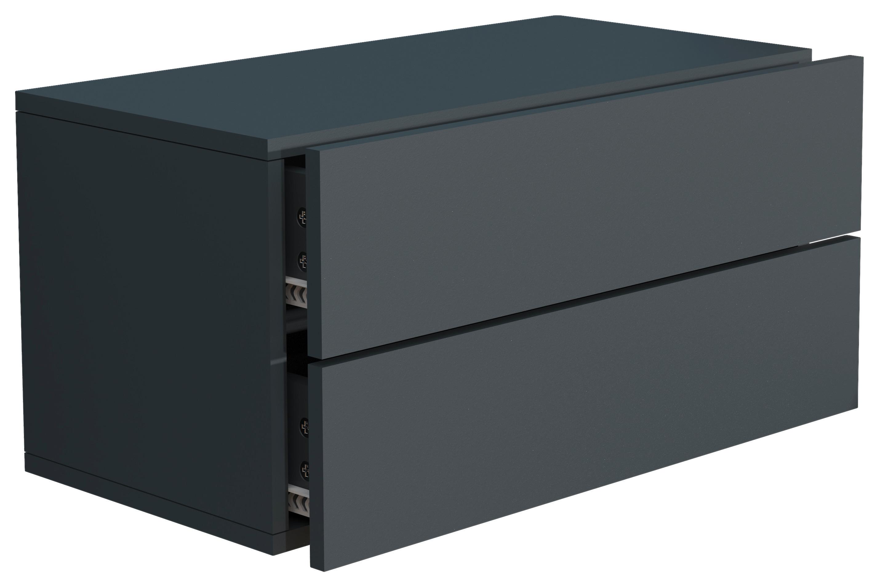 Nachtkästchen Usal L B: 60 Cm Anthrazit