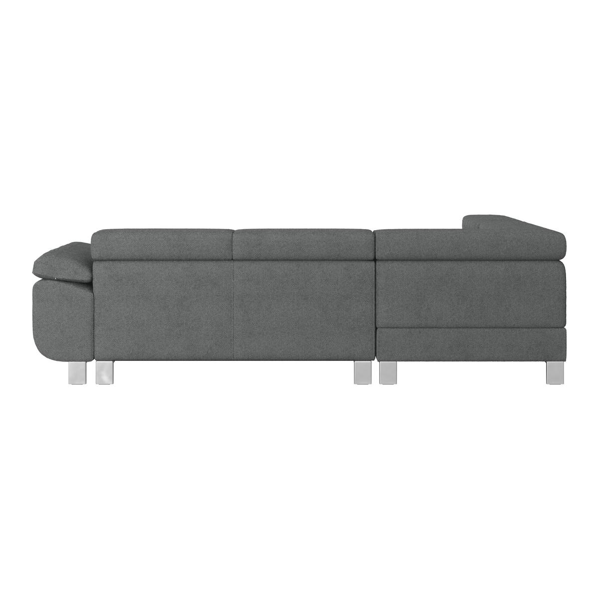 Ecksofa Savona - Anthrazit, MODERN, Textil (230/270cm) - Ondega