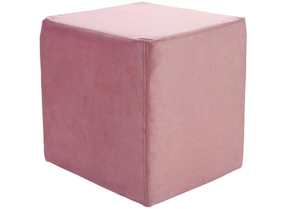 Taburetka Betty - ružová, Basics, textil (45/45/45cm) Taburetka Betty - ružová, Basics, textil (45/45/45cm)