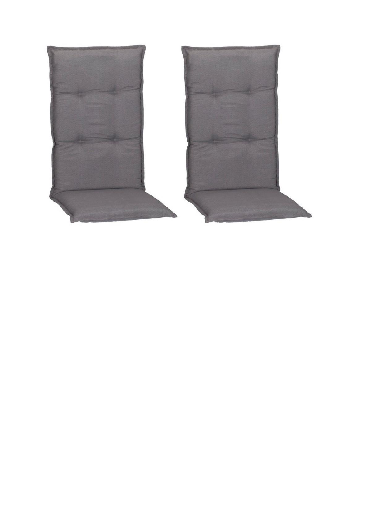 Auflage für Sessel Trabazon 118x46x8 cm Grau - Grau, Basics, Textil (118/46/8cm) - Gardenson