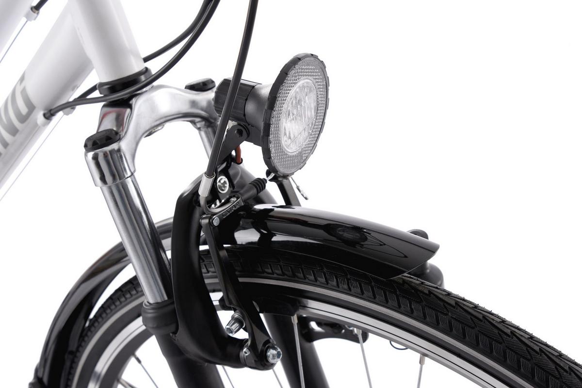 Trekkingrad Damen 28 Zoll 21 Gänge, Weiß - Weiß, Basics, Metall (180/70/80cm) - Da Capo