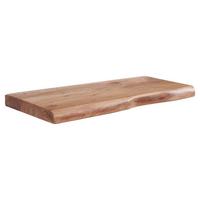 Nástenná polica z masívneho dreva š: 60cm - farba akácie, Modern, drevo (60/4/26cm) - MID.YOU