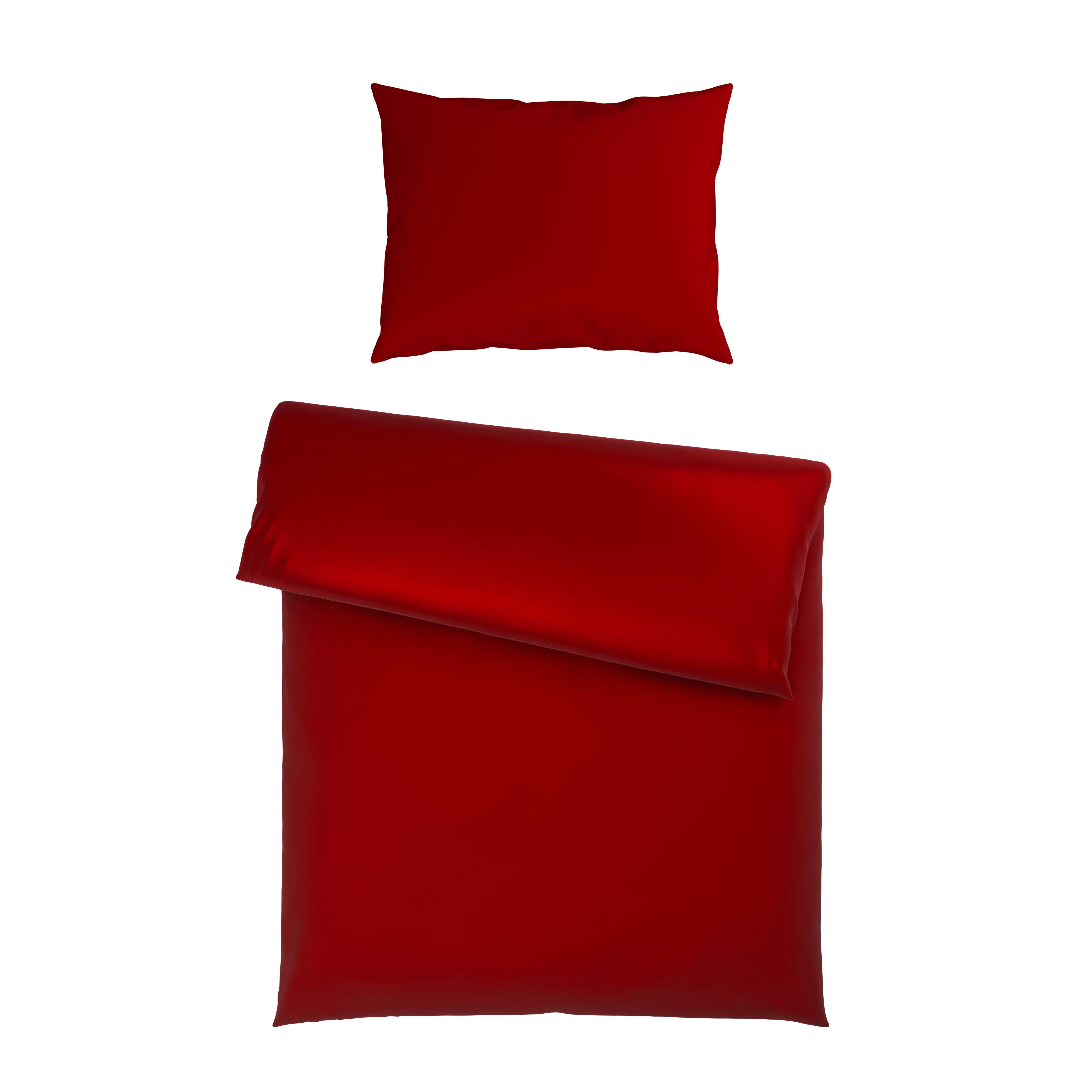 POSTEĽNÁ BIELIZEŇ XENIA UNI - červená, Modern, textil (140/200cm) - Premium Living