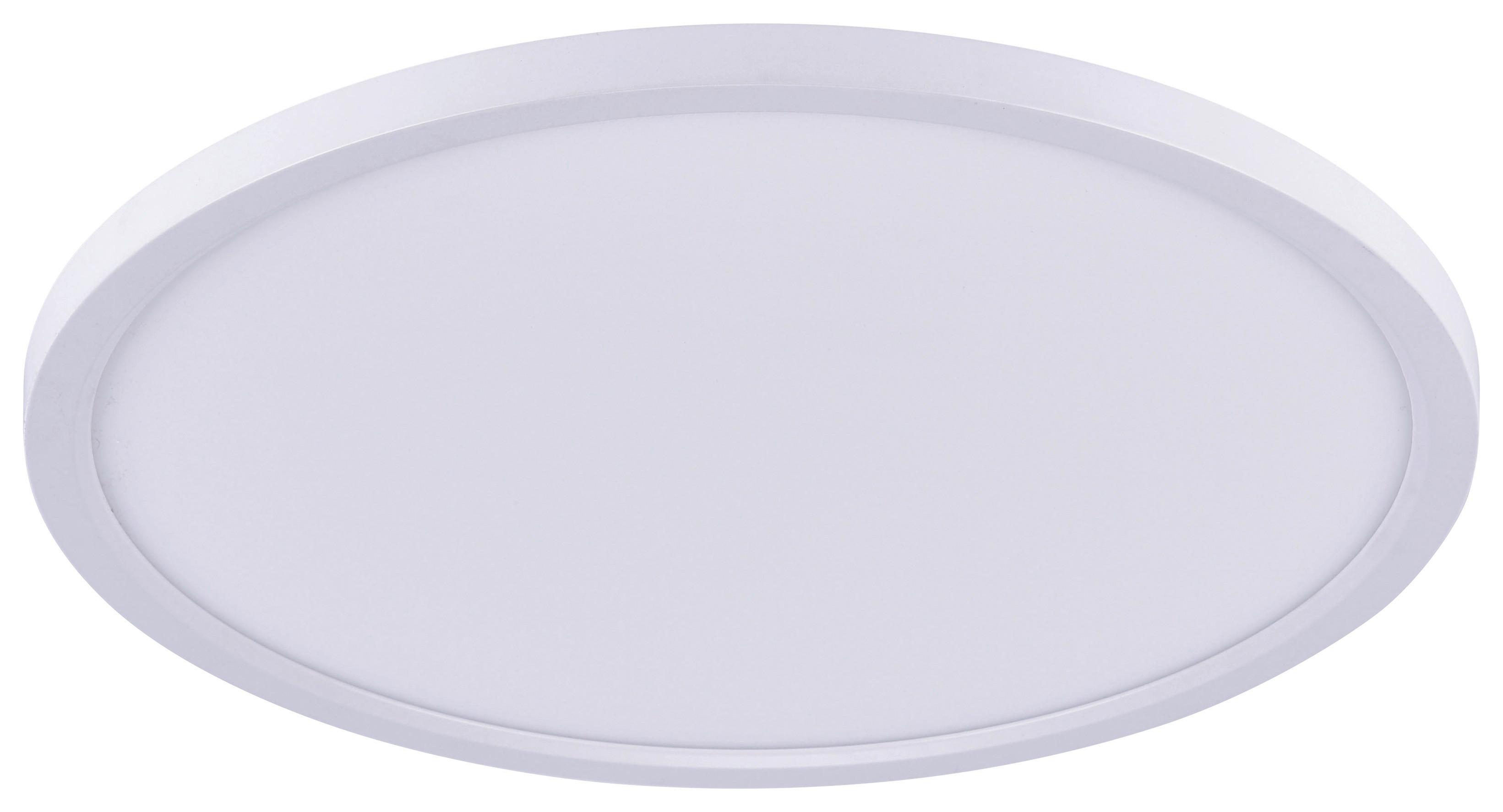 LED-Deckenleuchte L16351-16 Flat - Weiß, Design, Metall (45/6,6cm) - Novel