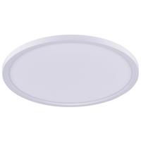 Led-deckenleuchte L16351-16 Flat - Weiß, Design, Metall (45/6,6cm) - Novel
