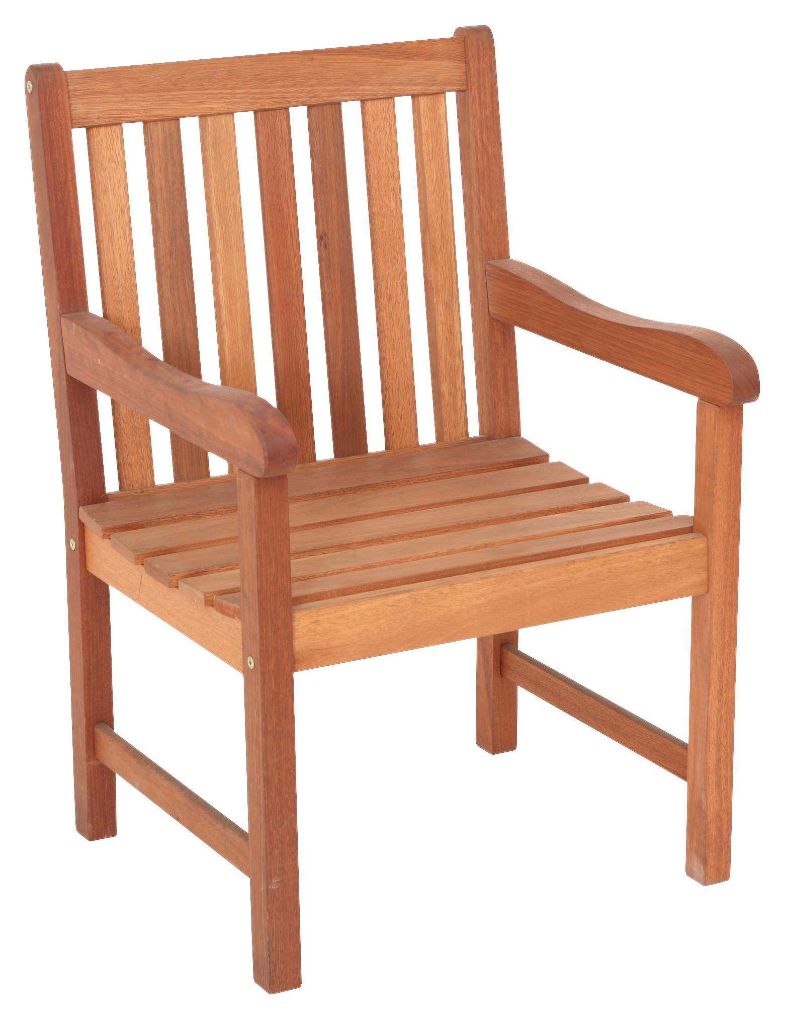 Gartensessel Santos Holz - Naturfarben, Basics, Holz (57/89/58cm) - Gardenson