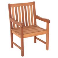 Gartensessel Santos Holz - Naturfarben, Basics, Holz (57/89/58cm) - Gardenson