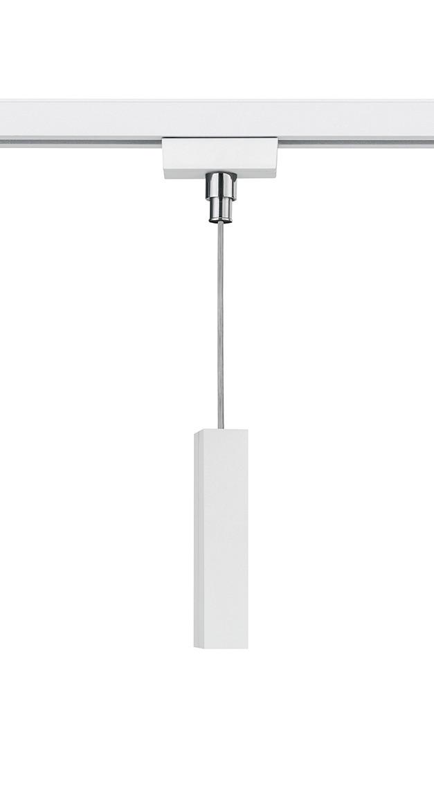 Schienensystem Duoline Adapter 703531 Weiß - Weiß, Basics, Kunststoff (6/34,5/3cm) - Trio Leuchten