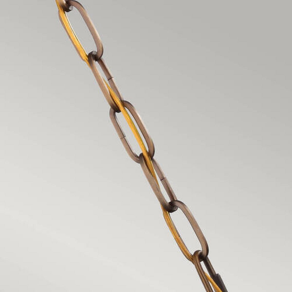 Hängeleuchte Fe-Cadence-1p-Mb - Messingfarben/Schwarz, KONVENTIONELL, Glas/Metall (20.3/43.2cm) - Elstead Lighting
