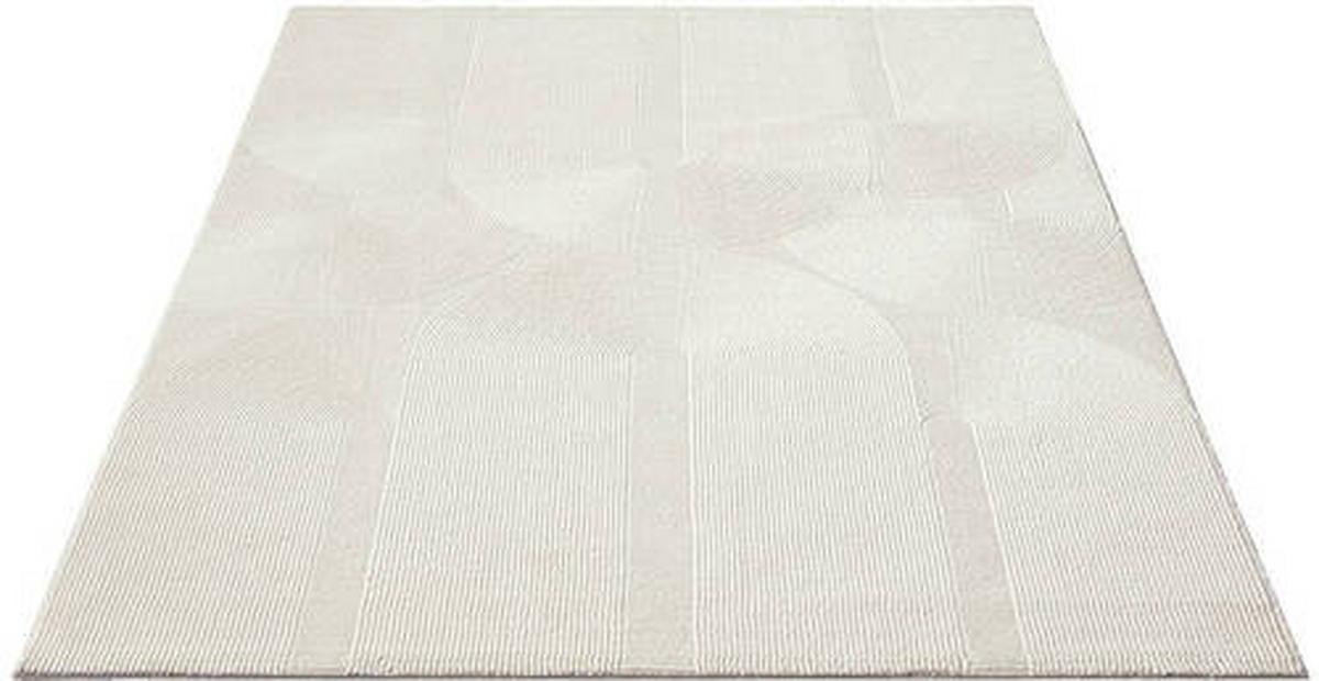 Webteppich Sign - Creme, KONVENTIONELL, Textil (160/230cm)