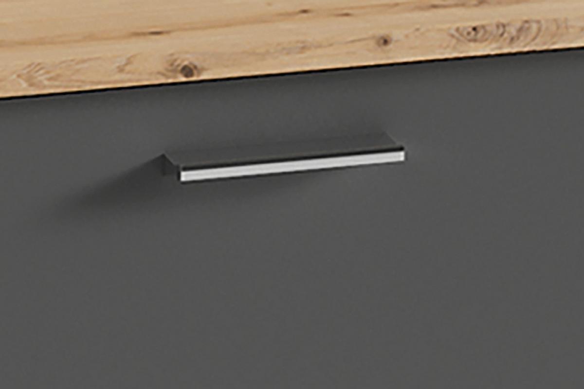 Garderobe Ben Eiche Artisan/ Anthrazit B: 40 Cm - Anthrazit/Eiche Artisan, Design, Holzwerkstoff (40/184/35cm) - MID.YOU