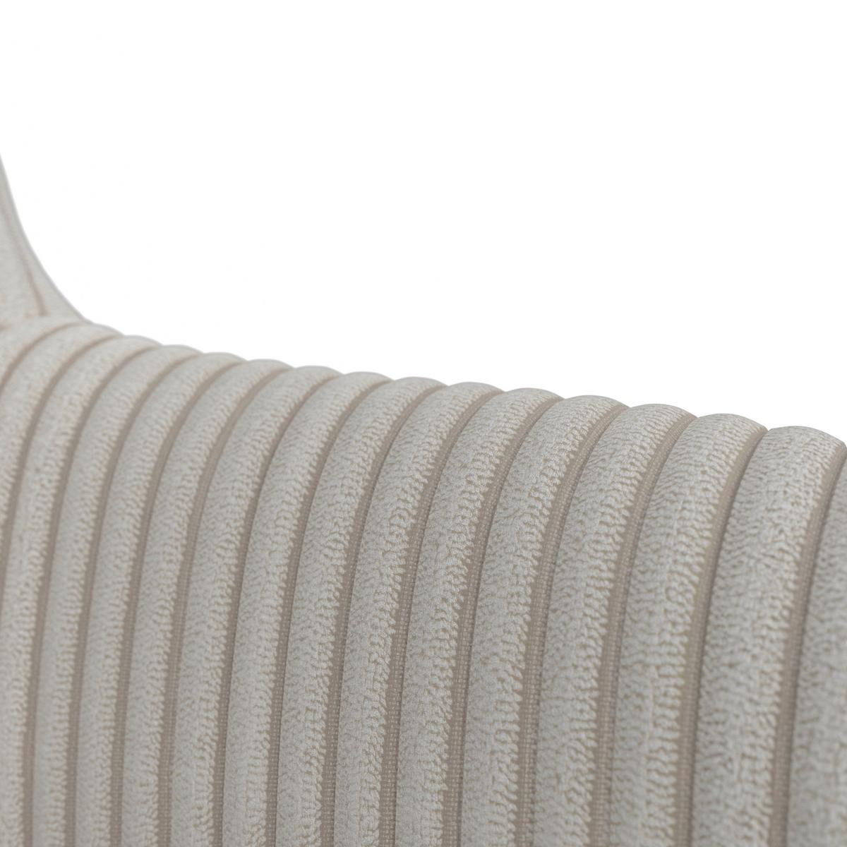 Stolička MATTIA béžová - farba duba/béžová, Modern, kov/drevo (56/87/61cm) - Bessagi Home