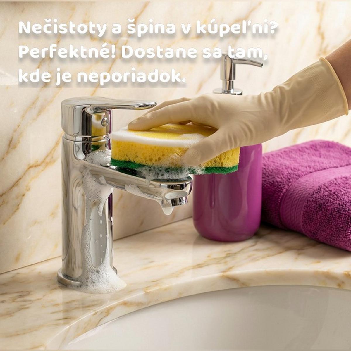 Špongia LEMON PUNCH VILEDA PUNCH LEMON HUBKA - viacfarebná, Basics, plast (10,2/15/3,2cm) - Vileda
