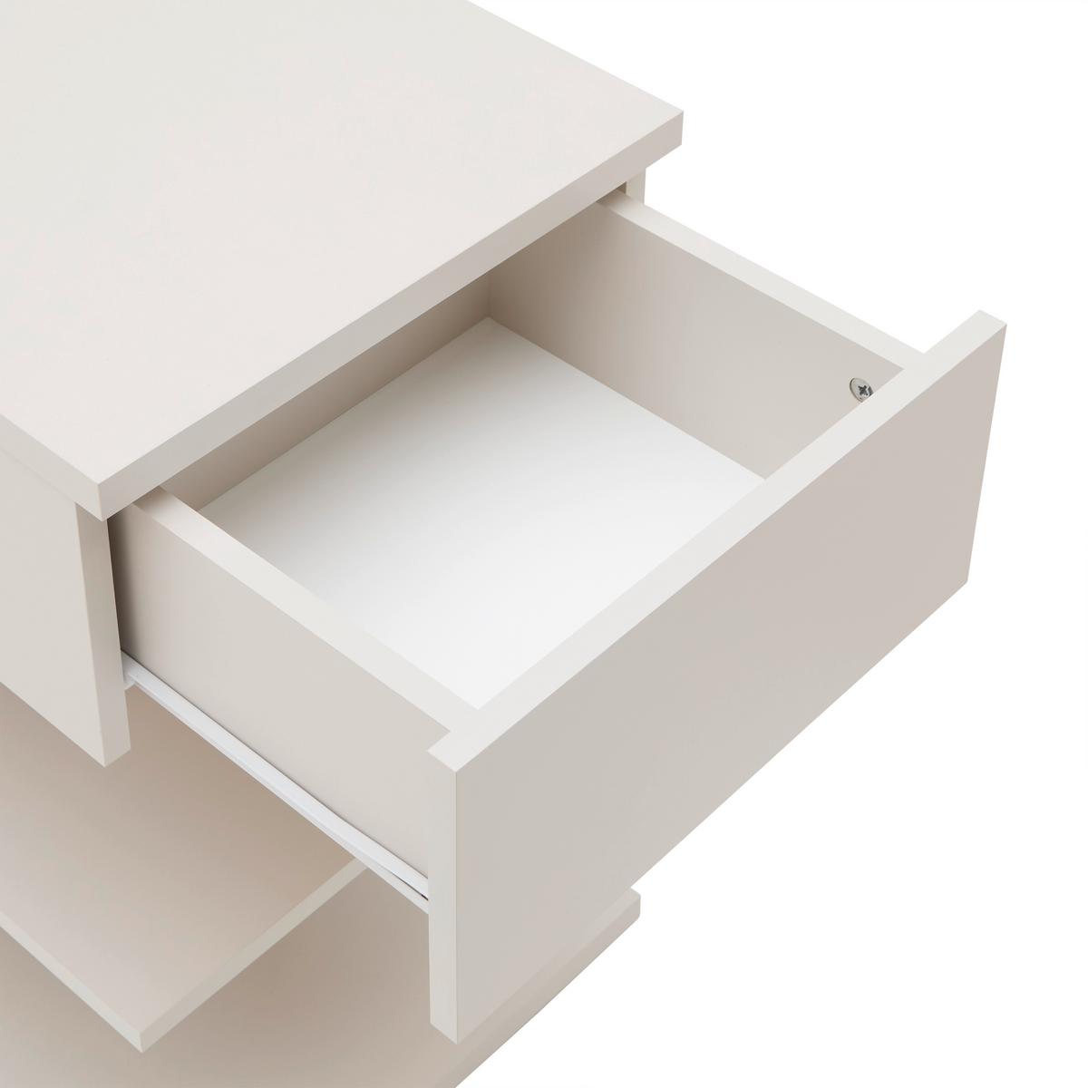 Noční stolek SUN, kašmírový - kašmírová, Moderní, kompozitní dřevo (39/65/39cm) - Mömax